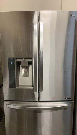 LG 3 Door Stainless Steel Fridge
