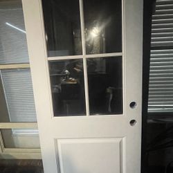 Door Exterior 32x79” Fibra De Vidrio 