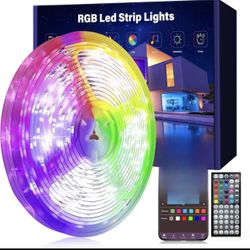 Led Lights for Bedroom 100ft (1 Rolls of 100ft) Music Sync Color Changing Led Strip Lights with 60 Key Remote and App Control RGB Led Light Strip for 