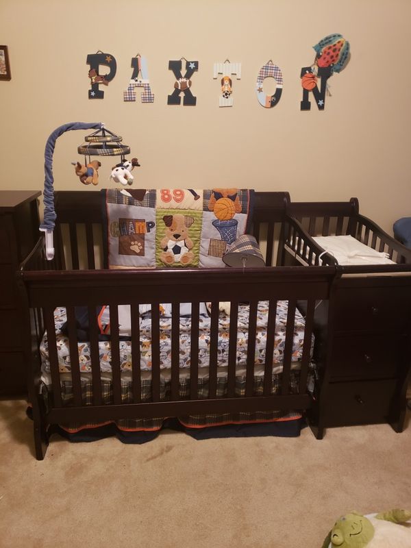Sorelle Princeton Elite 4 In 1 Convertible Crib And Bed Set For