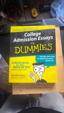 College admission essays for dummies