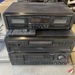 ONKYO Disc Cassette Audio Stereo Receiver 