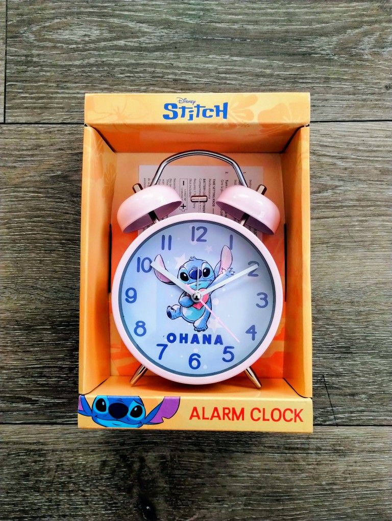 NEW Sealed Disney Stitch Alarm Clock