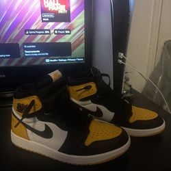 Jordan 1 Yellow Toes