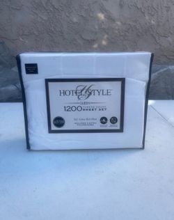 Hotel Style 1200 Thread Count Cotton Rich 6-Piece Sheet