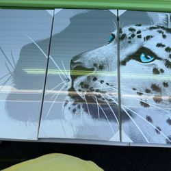 Modern Cat Wall Art – 3 Panel Canvas Artwork