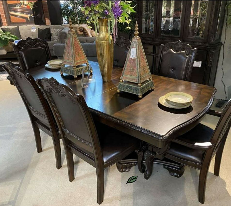 Kiera Brown Formal Dining Setby Crown Mark Furniture