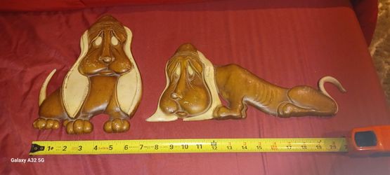 Sexton USA 1967 Wall Decor BASSETTS $50/PAIR