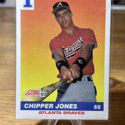#671 Chipper Jones 1991 Score