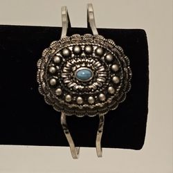 New Silver Turquoise Bangle Bracelet 