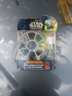 Millennium Falcon With Luke Skywalker Action Figure