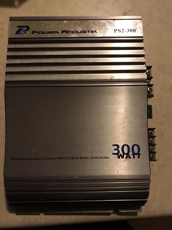Power Acoustik PS2-300 amp