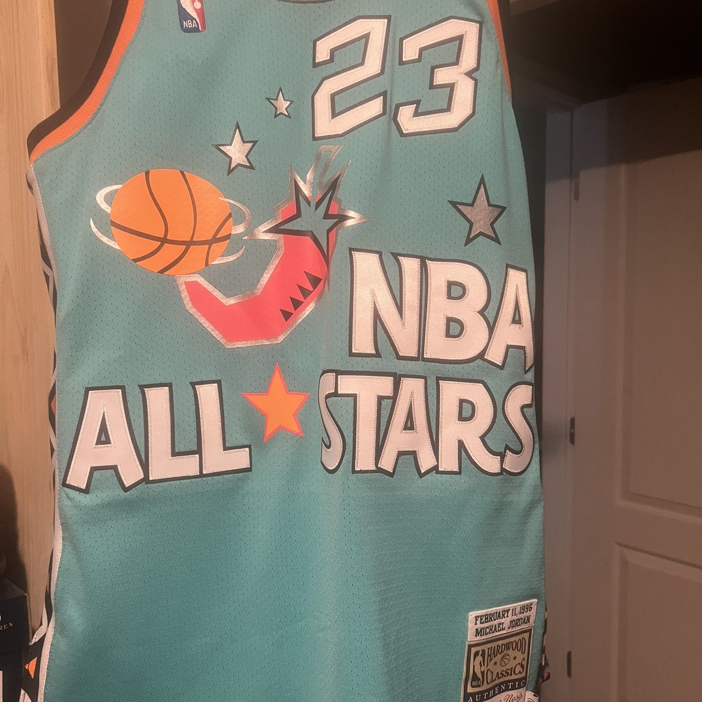 Jordan Authentic Jersey; Hardwood Classics. Mitchell & Ness. Size Large(44)  for Sale in Sarasota, FL - OfferUp