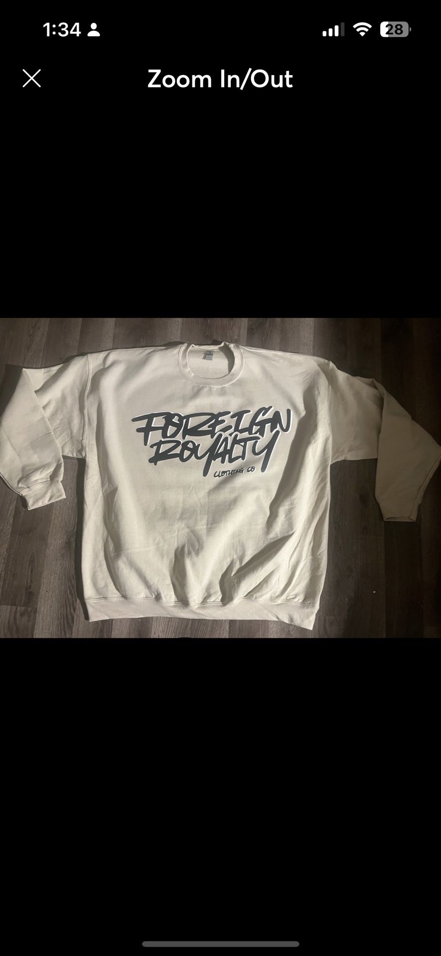 Custom Foreign Royalty Crewneck 