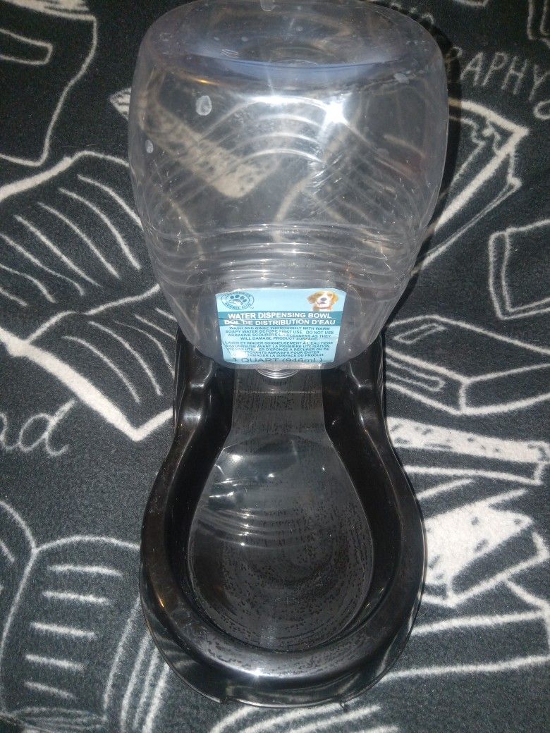 Small Pet Gravity, Self Refilling Water Bowl/ Dispenser For Small Dog Or Cat