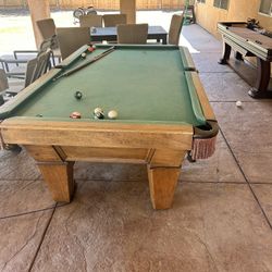 Pool Table And Shuffle Board Table