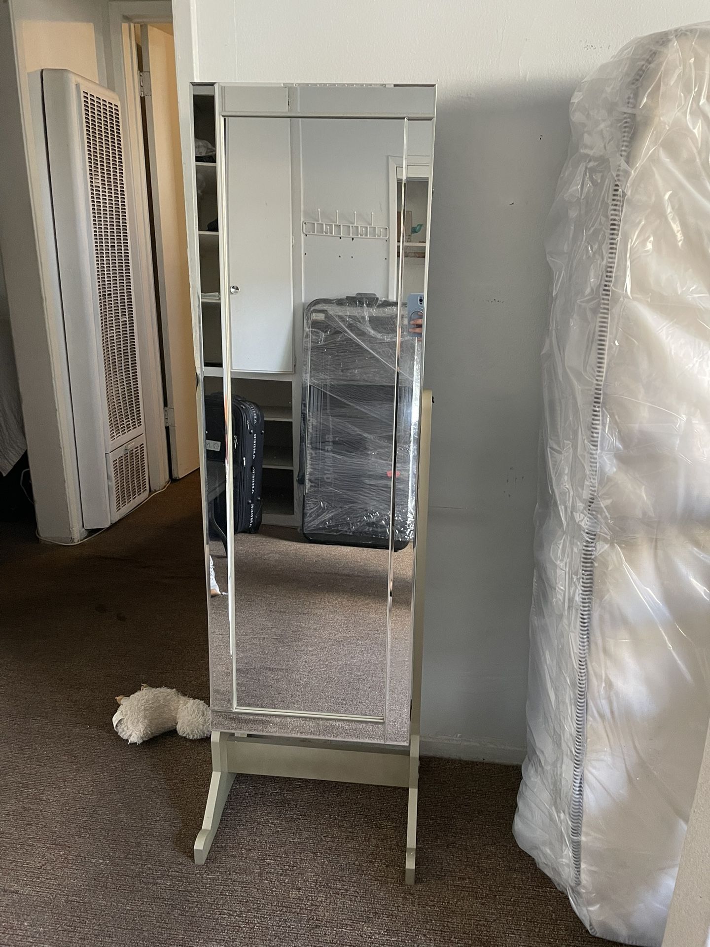 Jewelry Cabinet With Full Length Mirror