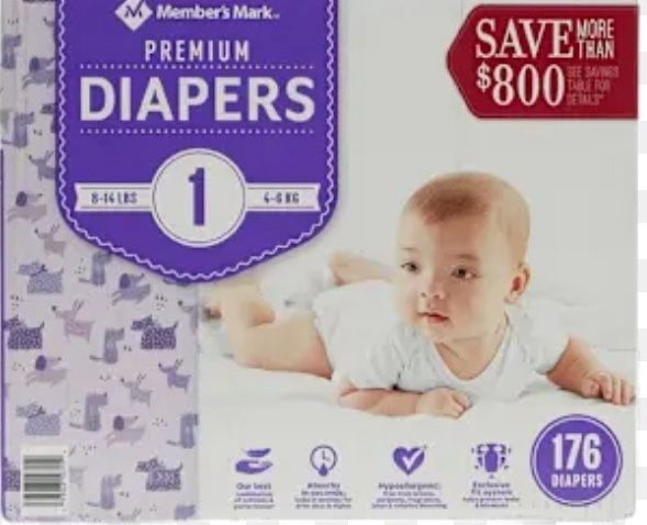 Diapers Size 1