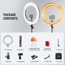 NEEWER RL-18 18 Inch LED Ring Light Kit