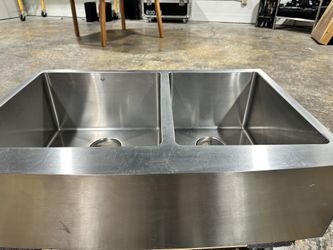 Stainless Steel Farmhouse Double Sink