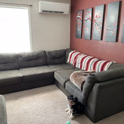 Extremely Comfortable Grey Sofa 