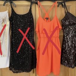 Women’s Black Sequin Dress Medium