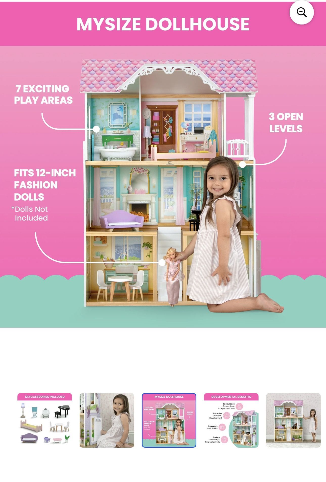Real Life Size Kids Doll House New In Box