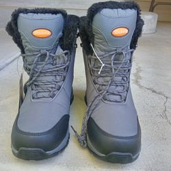 Shulook Men's Winter Boots Size 10 Waterproof Brand NEW