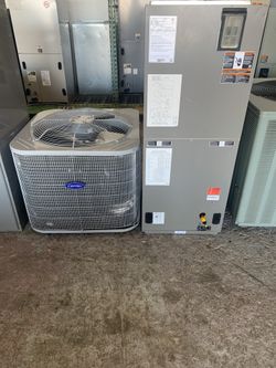 Ac unit set 3 tons installed