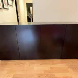 Modern Italian Made Sideboard / Buffet / Credenza - Stained Ash Veneer