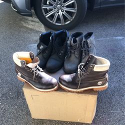 2 Pares De Timberland Y 1 Marc New York Los Timberland Son Size 10 Y Los Marcc Size 11