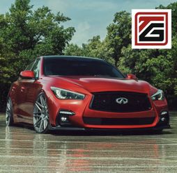 🔴🖤 20” Velgen VF9 Gunmetal Forged Wheels 20x9.5 / 20x10.5 5X114 for Infiniti Q50 / Q50S 🚘 Concave Rims 🖤🔴