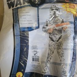 Star Wars Arf Trooper Costume ( Clpne Trooper Blaster Not Included)