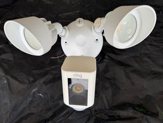 Ring Floodlight Security Camera w/ Dual LED Lights – Outdoor