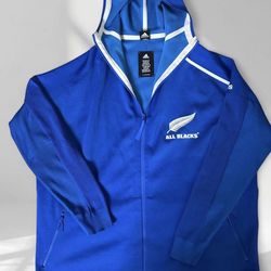 Adidas Performance All Blacks Rugby World Cup Y-3 Anthem Jacket in blue