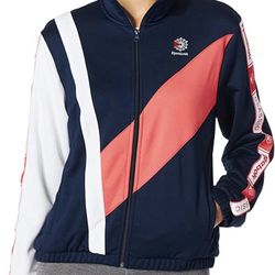 Reebok Starcrest Taped Track Jacket Women’s Small