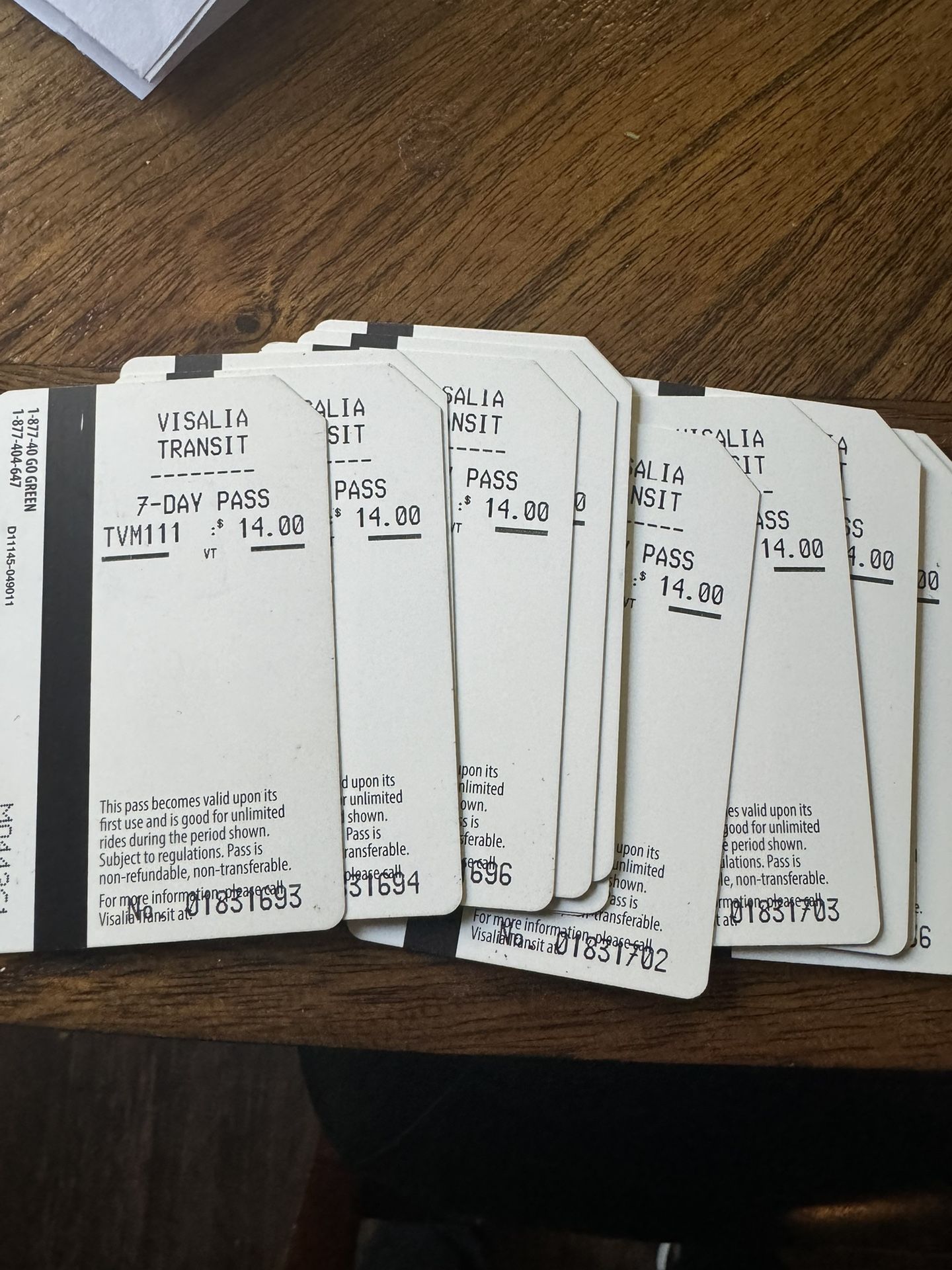 Visalia Transit Bus Passes