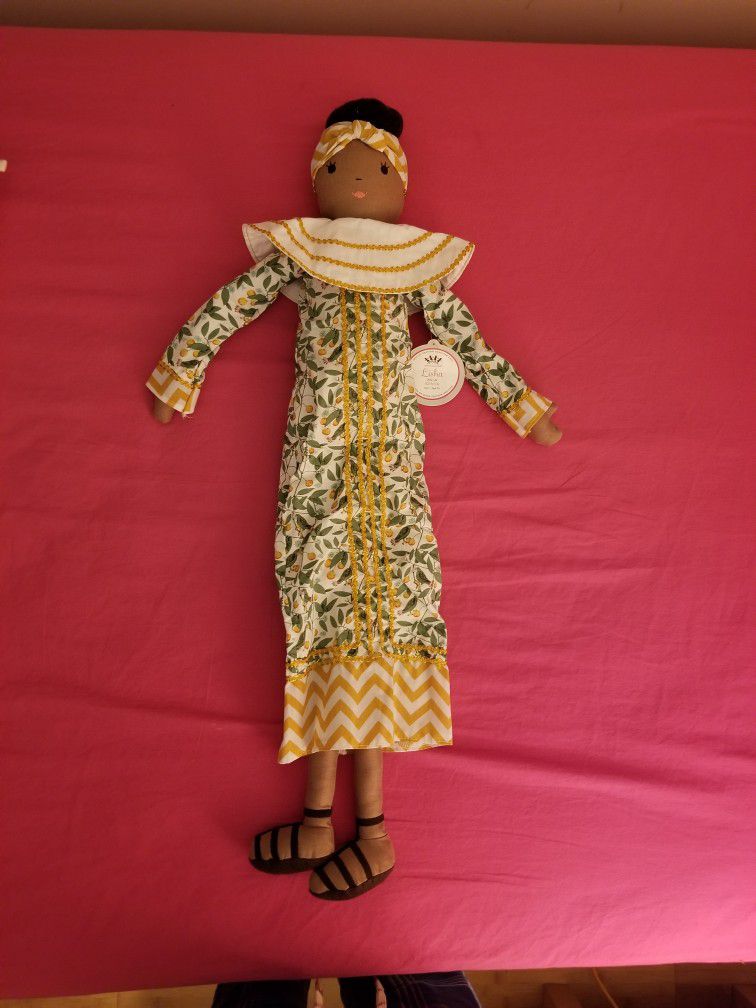 Pottery Barn Girl From Kenya Doll