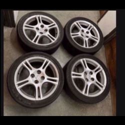 4 — 205/45r16 4x100 4x3.94 Stock Mazda Miata Honda Civic Fit Xa Xb Corolla Ia Echo Yaris Tires!!