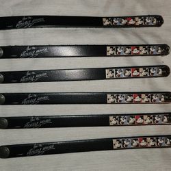 Mickey Mouse  leather Bracelet Large