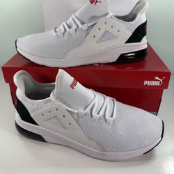 PUMA Men's Electron Street Shoes Running Sneakers - White - size 10