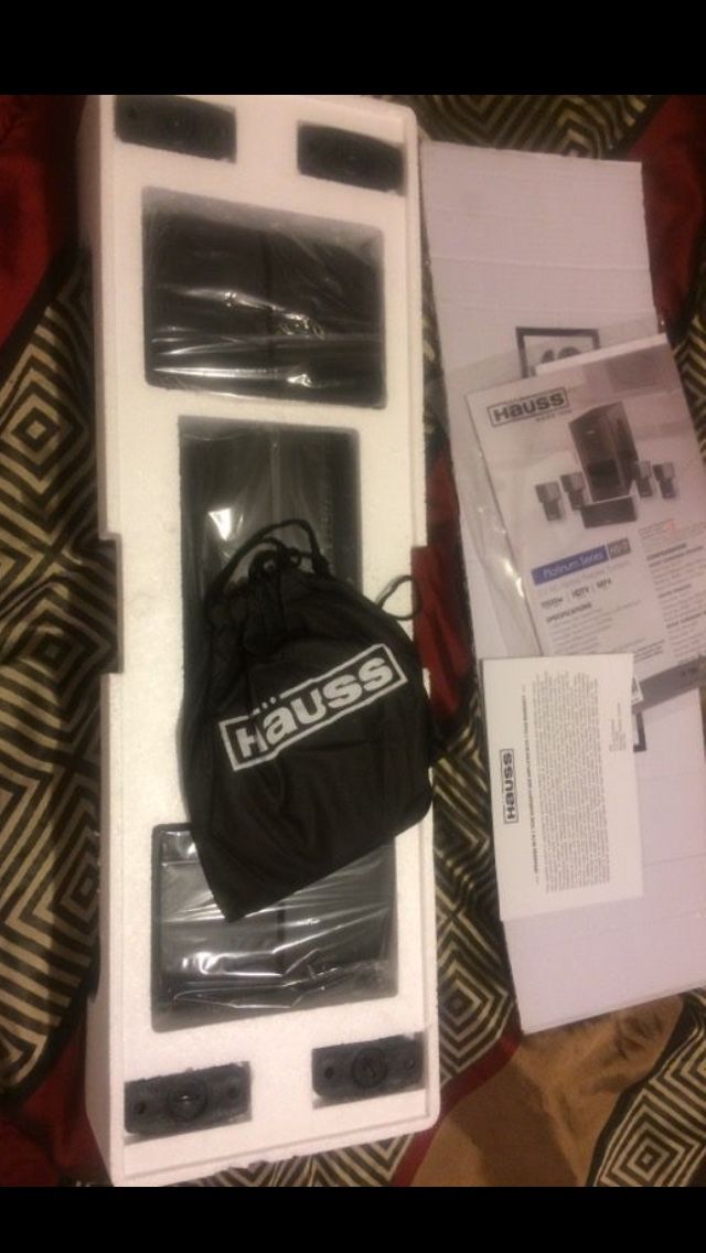 Hauss Media Labs Platinum Series Hs-7 5.1 Digital Surround Sound Home
