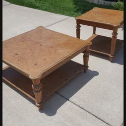 Coffee table and end table