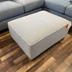 Gray Ottoman 