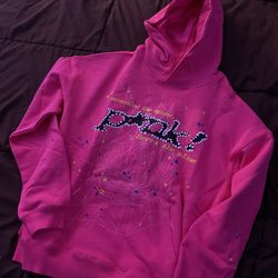 Pink Spider Hoodie 