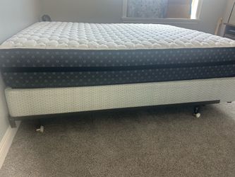 Queen Mattress, Box Spring, & Frame