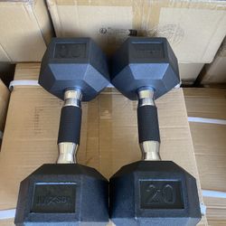 Dumbbells 20 Lbs Pair 