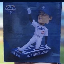 SHOHEI OHTANI BATTING 50/50 BOBBLEHEAD #1 LOS ANGELES DODGERS  SGA
