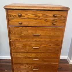 Drawer Dresser with Mirror & Hidden Jewelry Storage