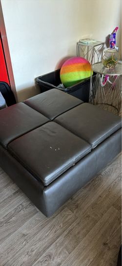 Free sofa and storage table